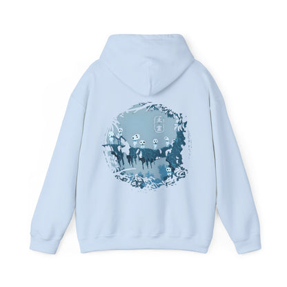 Kodama Tree Forest Back Print Hoodie – 100% Cotton Studio Ghibli Inspired Hoodie from Princess Mononoke