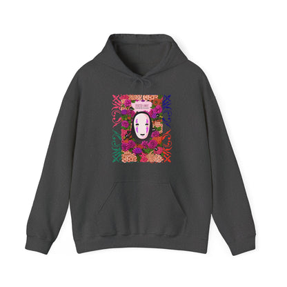 No Face Spirited Away Hoodie – 100% Cotton Gildan 18500 | Studio Ghibli Anime Hoodie