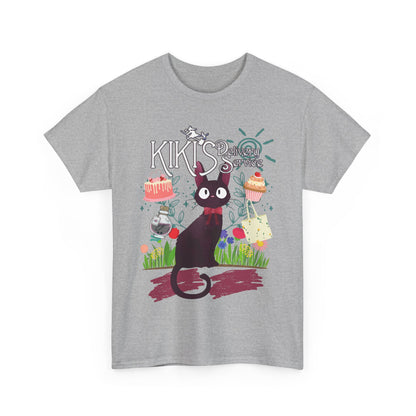 Jiji Collage Studio Ghibli T-Shirt – 100% Cotton Anime Tee Featuring Kiki’s Delivery Service Cat