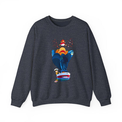 Ponyo and Sosuke Sea Dreams Sweatshirt – 100% Cotton Studio Ghibli Anime Pullover