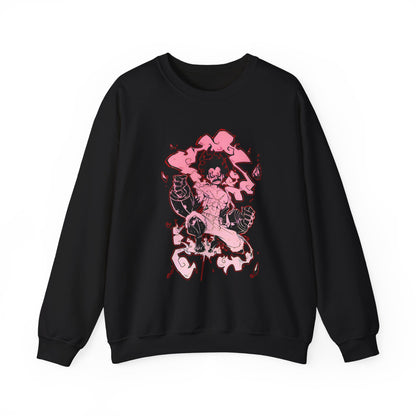 Luffy Gear Fourth Snakeman Sweatshirt – 100% Cotton One Piece Anime Pullover