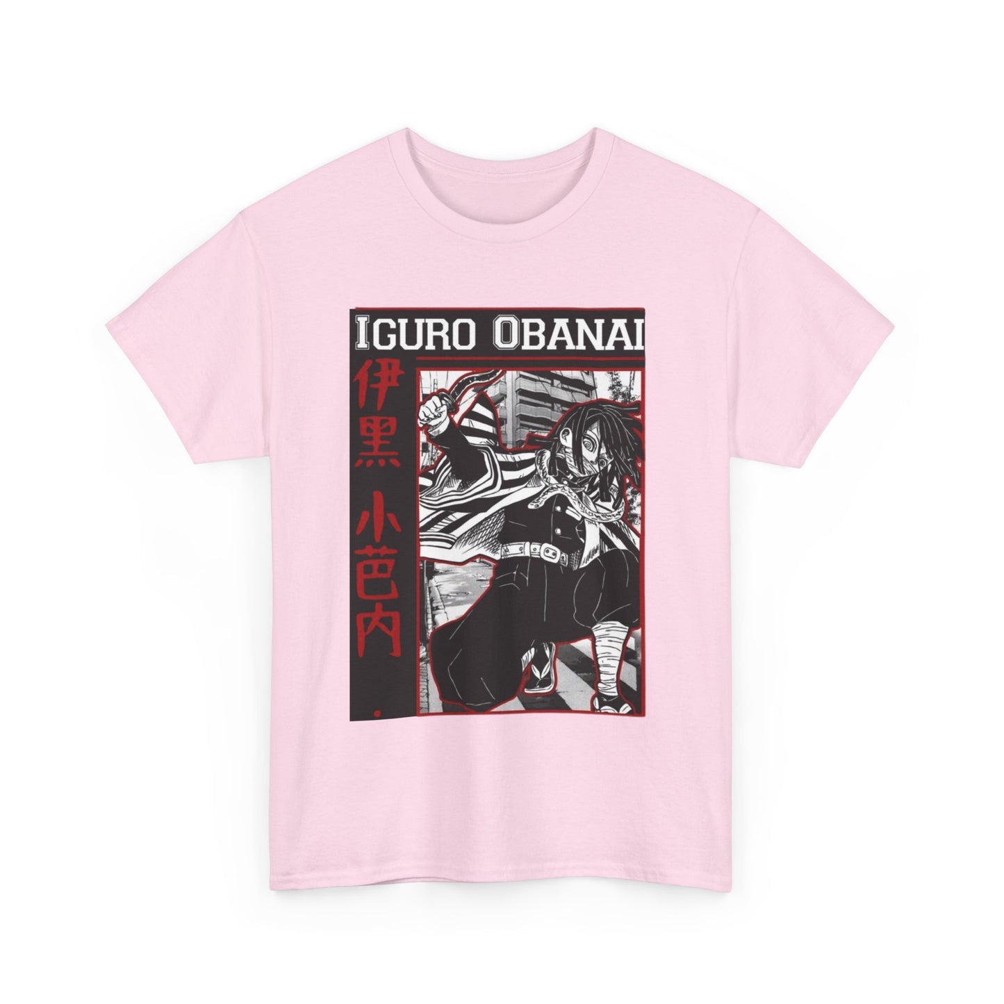 Iguro Obanai Demon Slayer T-Shirt – 100% Cotton Anime Tee Featuring the Serpent Hashira