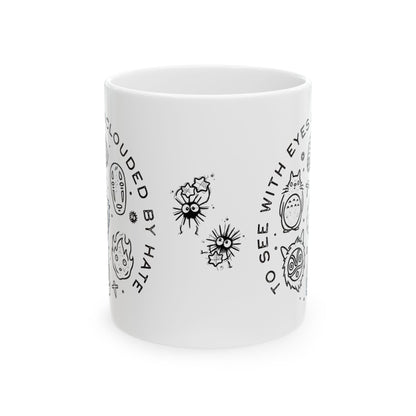 Universe Ghibli Mug – Studio Ghibli Characters Ceramic Cup – 11oz & 15oz Anime Coffee Mug Gift