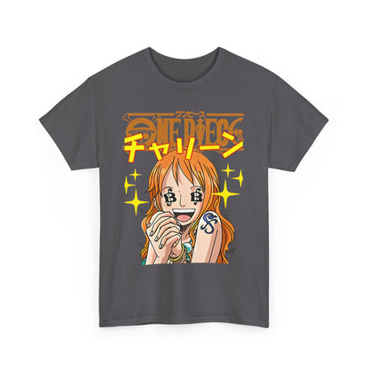 Nami One Piece T-Shirt – 100% Cotton Anime Tee for True Straw Hat Fans