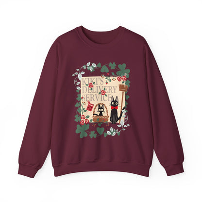 Kiki’s Delivery Service Sweatshirt – 100% Cotton Studio Ghibli Pullover for Anime Fans