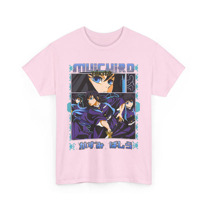 Muichiro Tokito Demon Slayer T-Shirt – 100% Cotton Anime Tee for Mist Hashira Fans