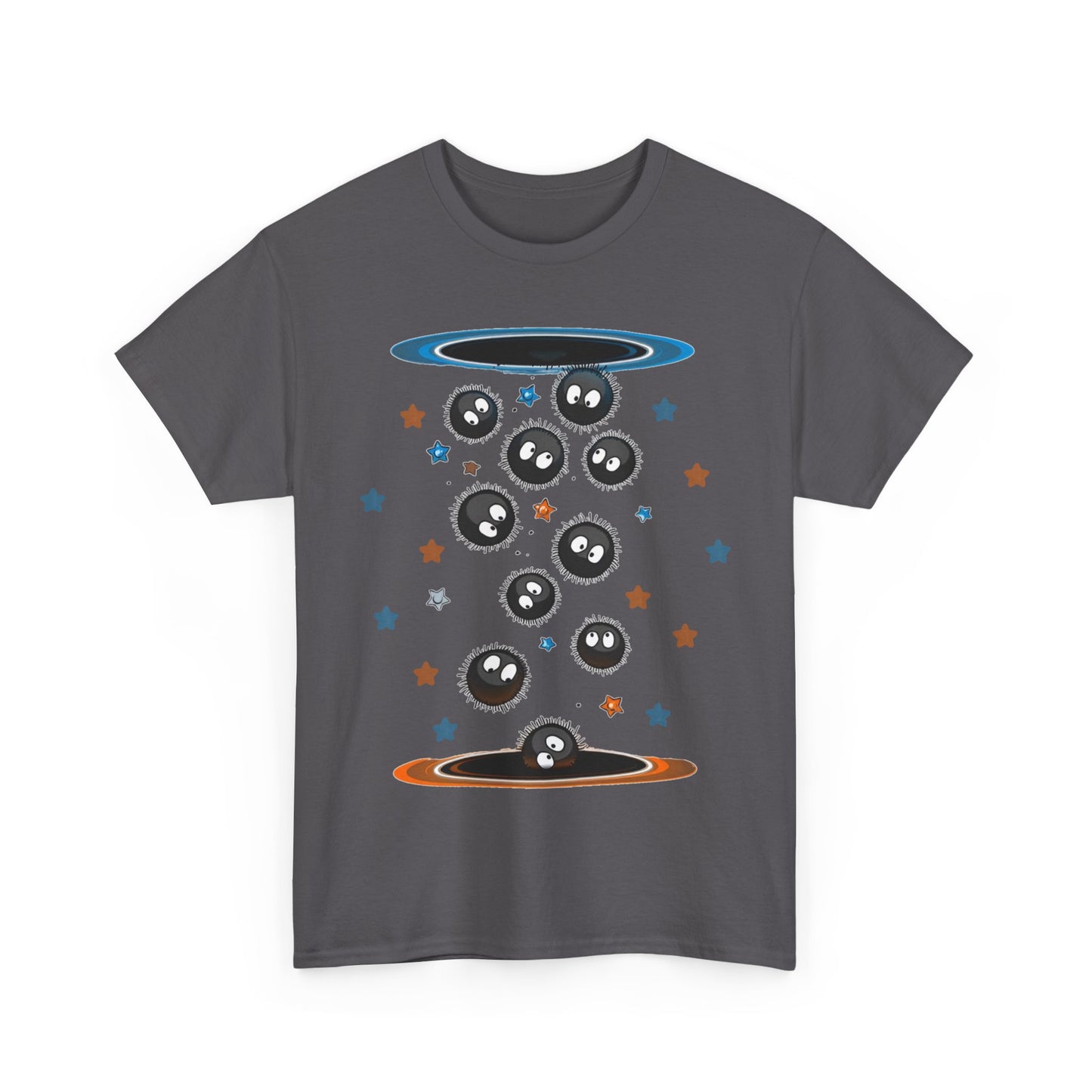 Soot Sprites Portal T-Shirt 100% Cotton Studio Ghibli Anime Tee
