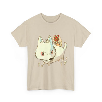 Princess Mononoke Chibi T-Shirt | 100% Cotton Studio Ghibli Cute Anime Tee