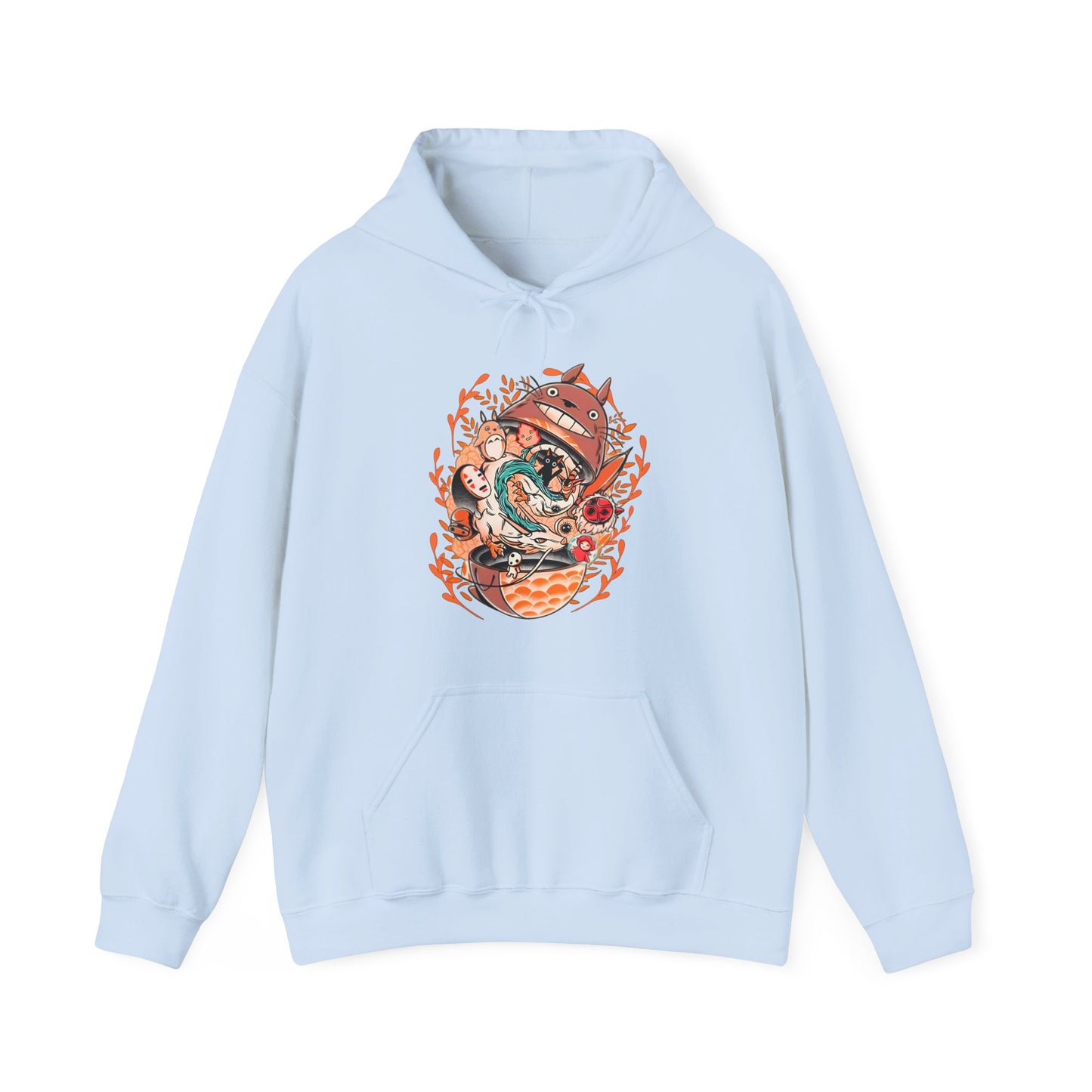 Totoro Matryoshka Hoodie – 100% Cotton Studio Ghibli Sweatshirt for Anime Fans