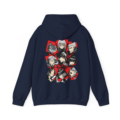 Persona 5 Hoodie with Back Print – 100% Cotton | Phantom Thieves Anime Gamer Hoodie