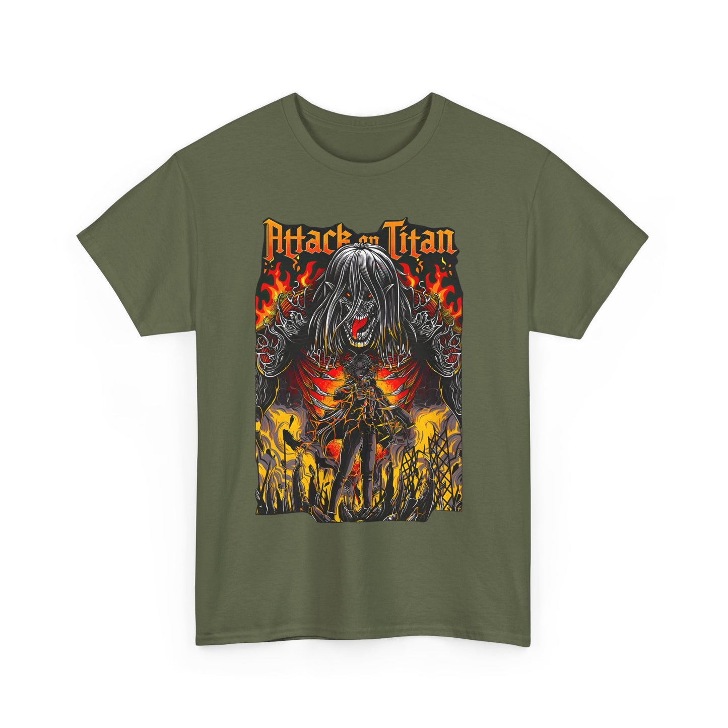 Eren Jaeger T-Shirt – 100% Cotton Attack on Titan Anime Tee