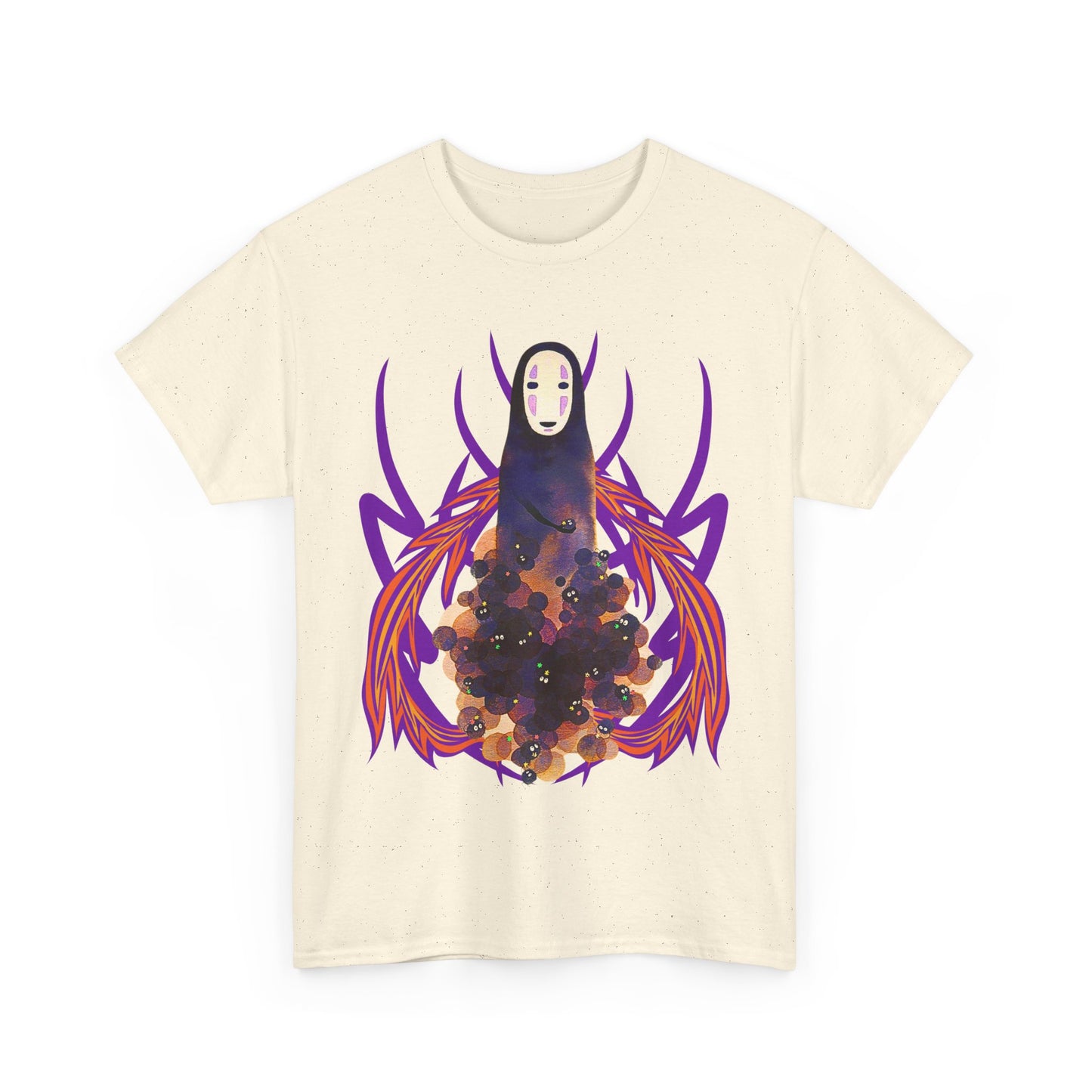 No Face T-Shirt – 100% Cotton Studio Ghibli Spirited Away Anime Tee