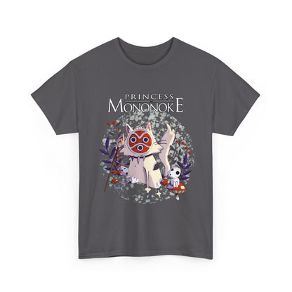 Princess Mononoke White T-Shirt | 100% Cotton Studio Ghibli Anime Tee