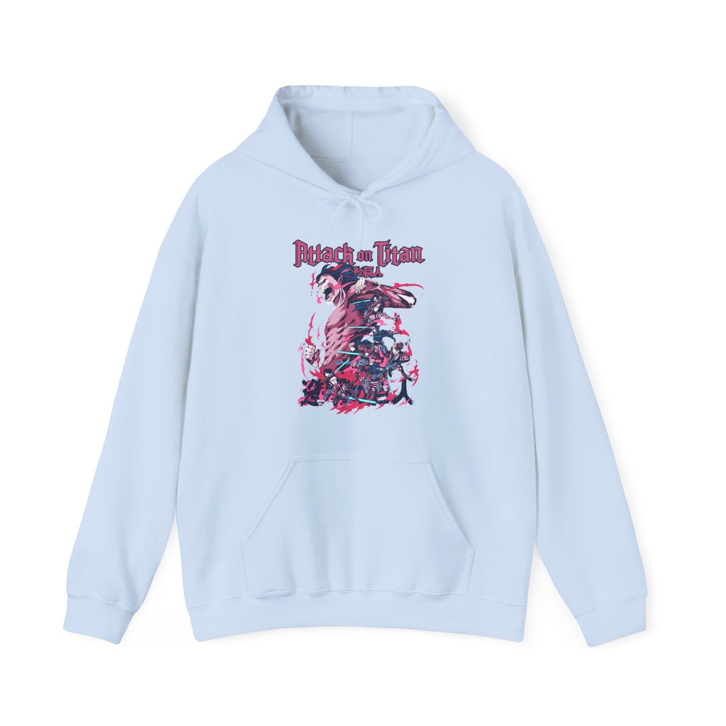 Attack on Titan Hoodie – 100% Cotton Anime Pullover for True Fans