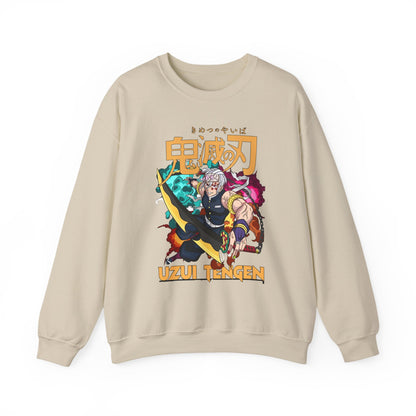 Uzui Tengen Demon Slayer Sweatshirt – 100% Cotton Anime Pullover for Stylish Kimetsu no Yaiba Fans