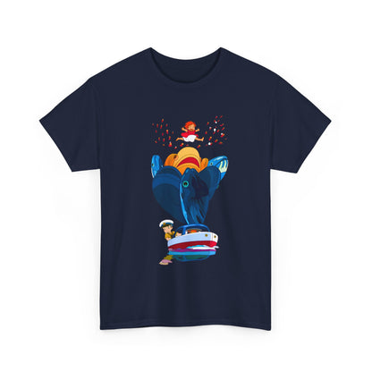 Ponyo and Sosuke Sea Dreams T-Shirt – 100% Cotton Studio Ghibli Inspired Tee