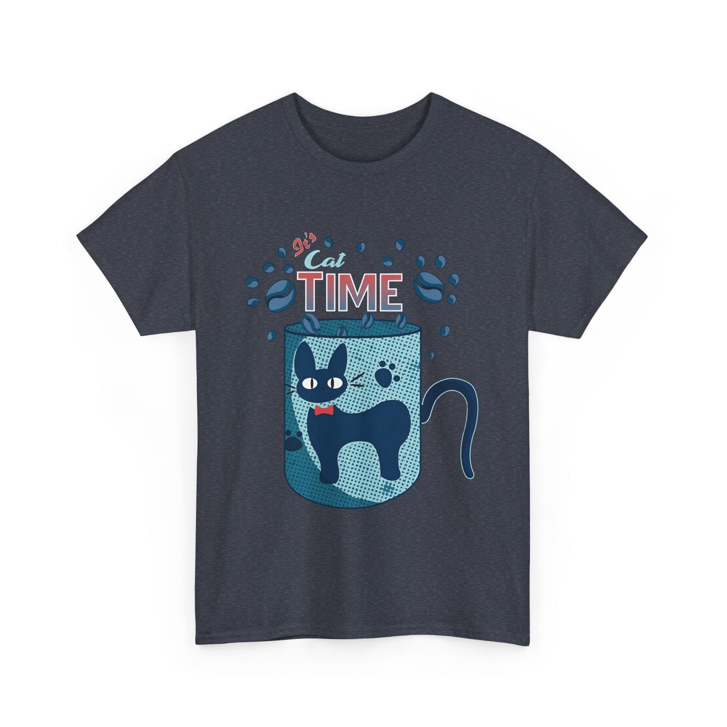 Jiji Cat Tea Time T-Shirt | Kiki’s Delivery Service Anime Tee