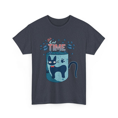 Jiji Cat Tea Time T-Shirt | Kiki’s Delivery Service Anime Tee