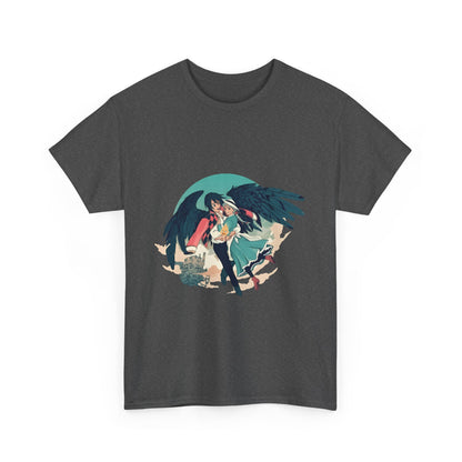 Howl And Sophie Picture T-Shirt | Studio Ghibli Cotton Anime Tee