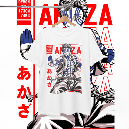 Akaza Moon Art Demon Slayer Cotton T-Shirt