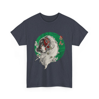 Princess Mononoke Green T-Shirt | Studio Ghibli Anime Cotton Tee