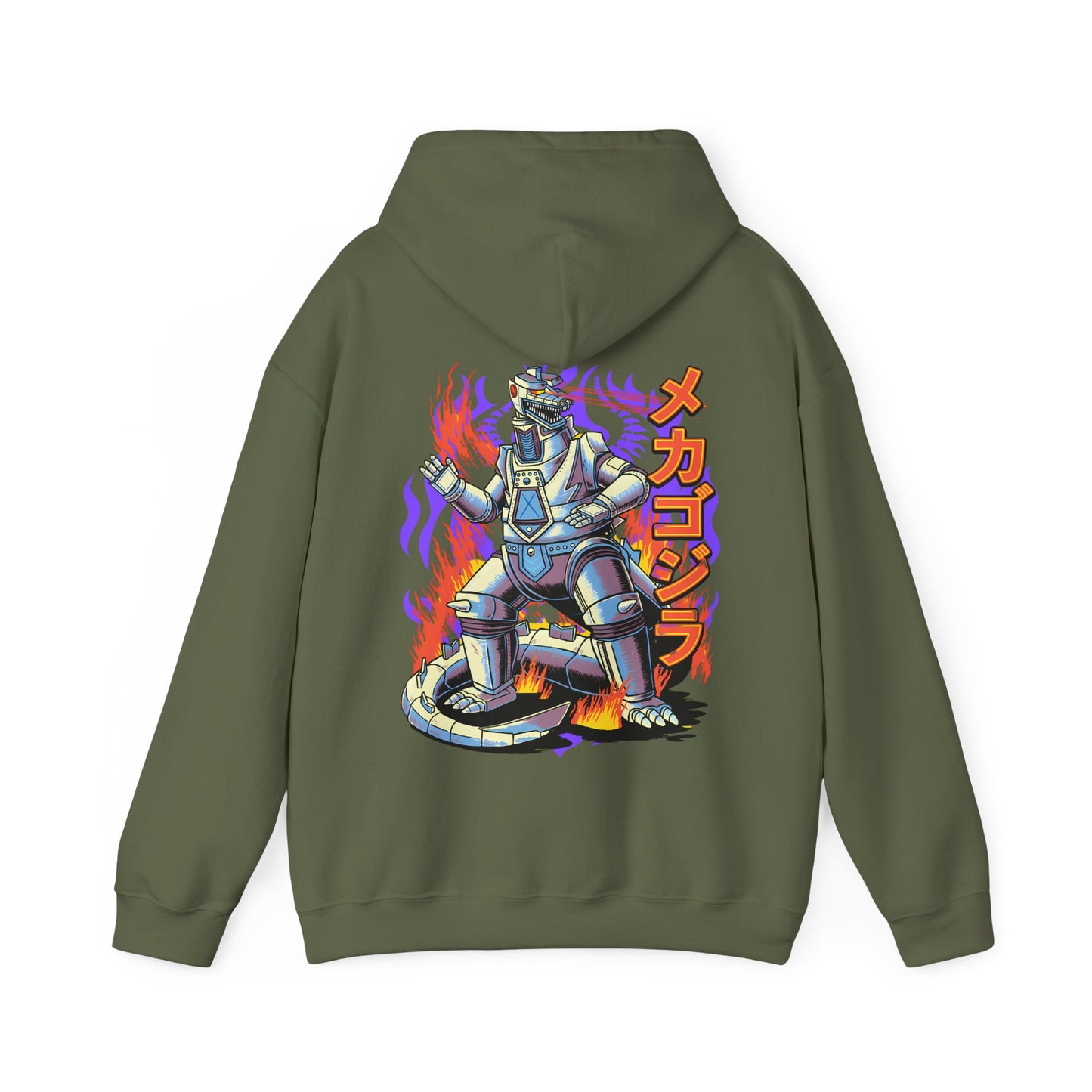 Mechagodzilla Kaiju Hoodie – 100% Cotton with Epic Back Print | Monsterverse Anime Streetwear