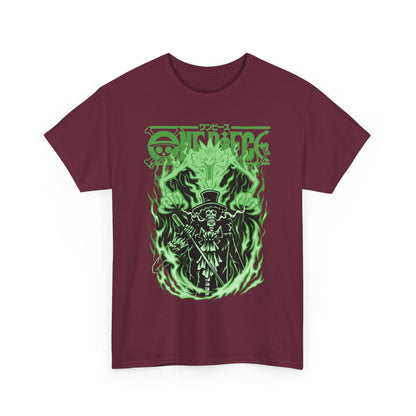 Brook One Piece T-Shirt – 100% Cotton Anime Tee for Soul King Fans