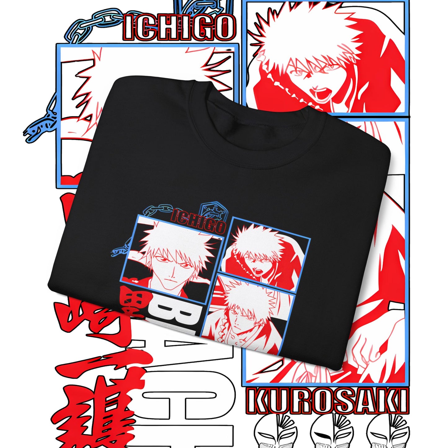 Bleach Ichigo 100% Cotton Anime Sweatshirt