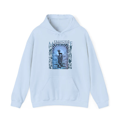 Mononoke Princess Forest Spirit Hoodie 100% Cotton Studio Ghibli Inspired Anime Pullover