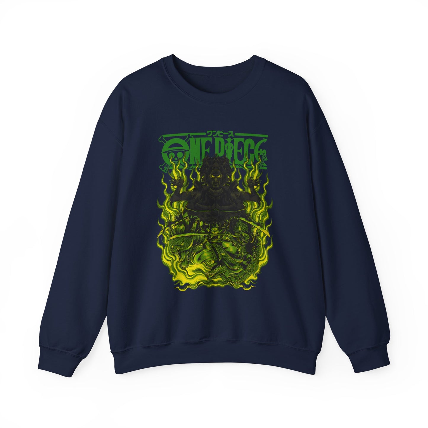 Roronoa Zoro One Piece Sweatshirt – 100% Cotton Anime Pullover for Swordsman Fans