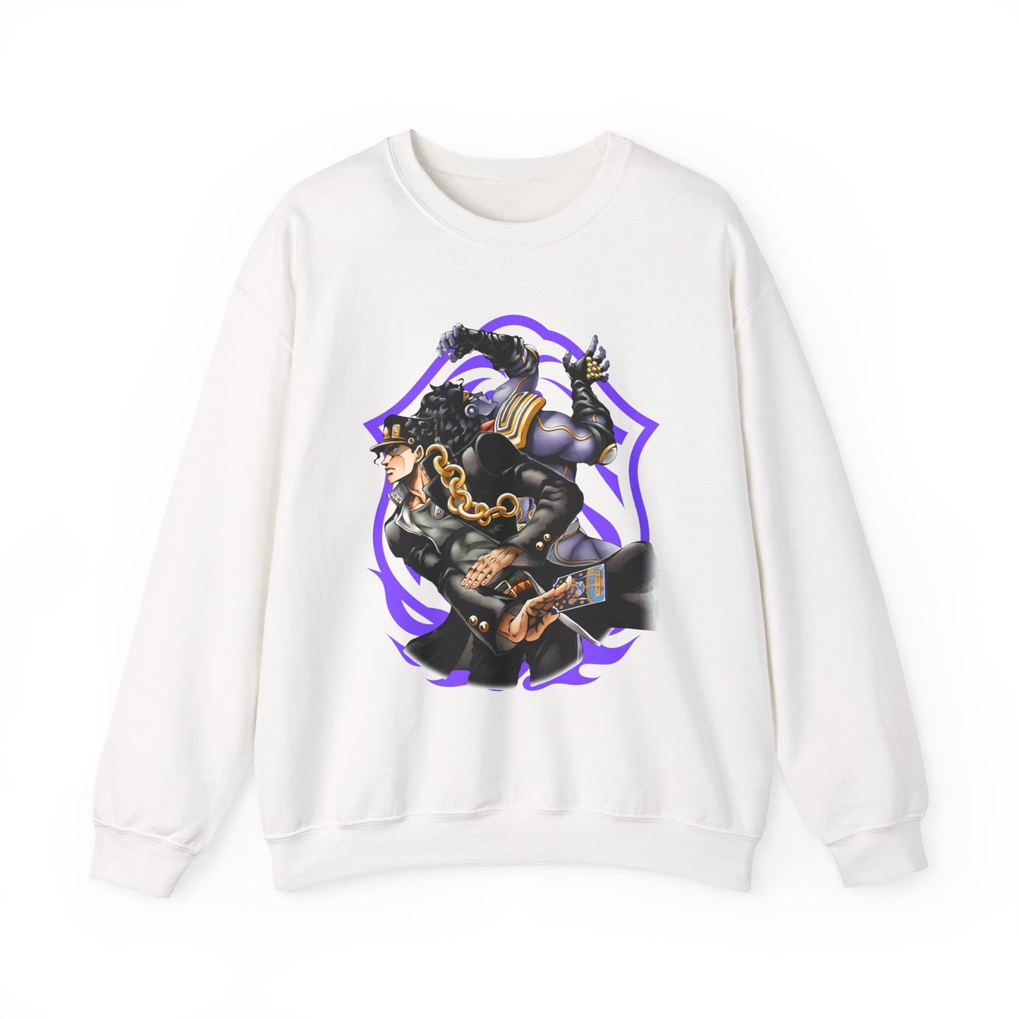 Jotaro Kujo Sweatshirt – 100% Cotton JoJo's Bizarre Adventure Anime Pullover