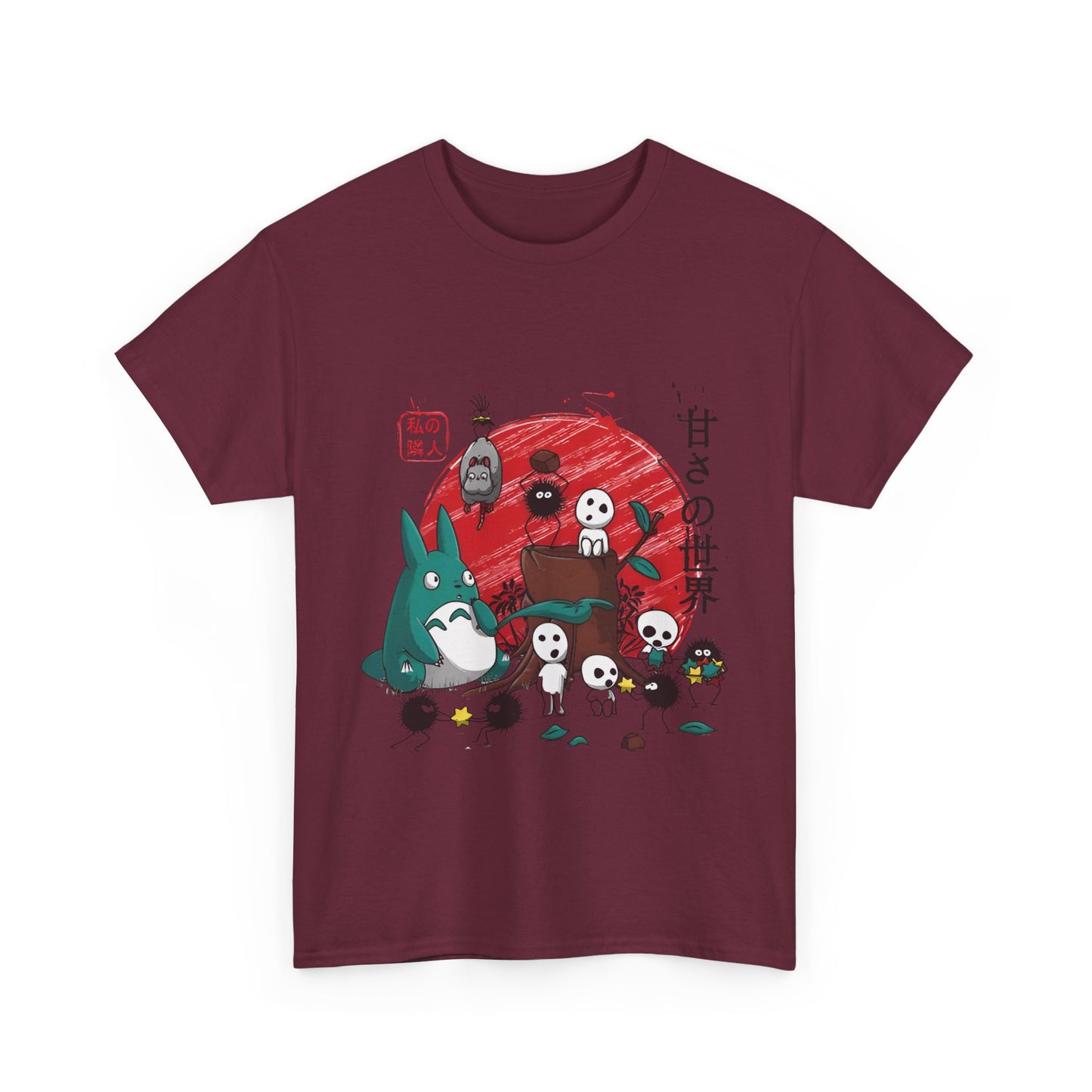 Ghibli Characters T-Shirt – 100% Cotton Anime Tee for Studio Ghibli Fans