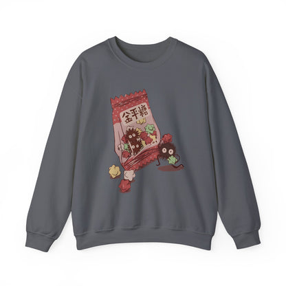 Soot Sprites Candy Sweatshirt – 100% Cotton Cute Studio Ghibli Anime Pullover
