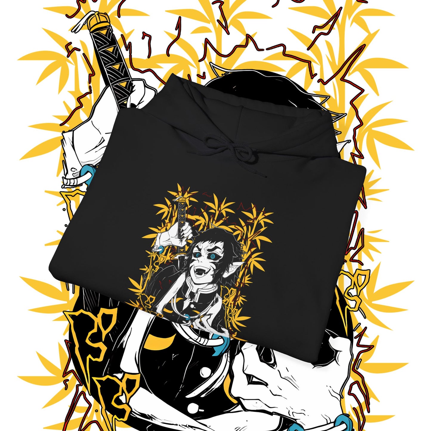 Kaigaku Demon Slayer Art Hoodie – Premium 100% Cotton Anime Design