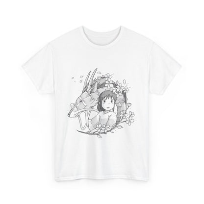 Chihiro and Haku T-Shirt – Spirited Away Ghibli Cotton Tee