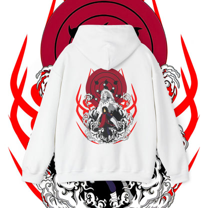 Madara Uchiha Naruto Back Print Hoodie 100% Cotton