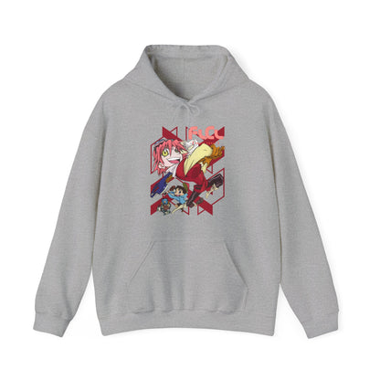 FLCL Hoodie – 100% Cotton Gildan 18500 | Fooly Cooly Classic Anime Hoodie for True Fans
