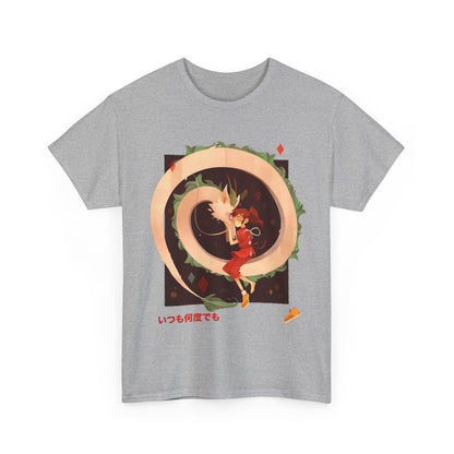Spirited Away Love T-Shirt – 100% Cotton Studio Ghibli Tee for Anime Fans