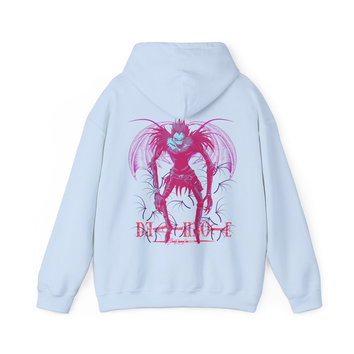 Ryuk Death Note Hoodie 100% Cotton with Back Print – Premium Anime Shinigami Design