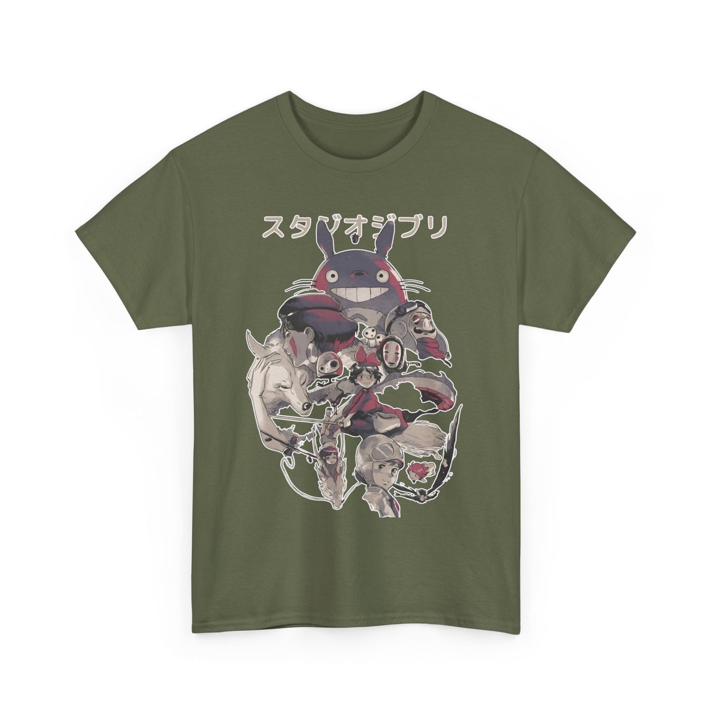 Totoro Ghibli Miyazaki T-Shirt – 100% Cotton Anime Tee for Fans