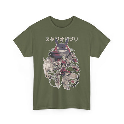 Totoro Ghibli Miyazaki T-Shirt – 100% Cotton Anime Tee for Fans