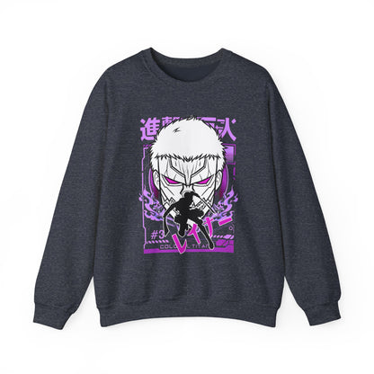 Reiner Braun Sweatshirt – 100% Cotton Attack On Titan Anime Pullover for AOT Fans