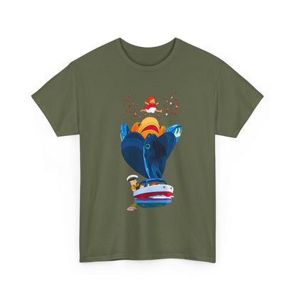 Ponyo and Sosuke Sea Dreams T-Shirt – 100% Cotton Studio Ghibli Inspired Tee