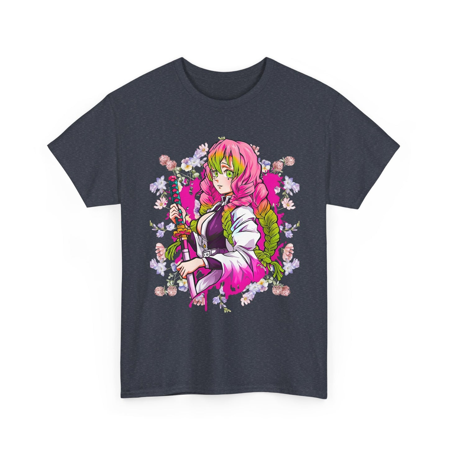 Mitsuri Kanroji Love Hashira T-Shirt | 100% Cotton Demon Slayer Anime Tee