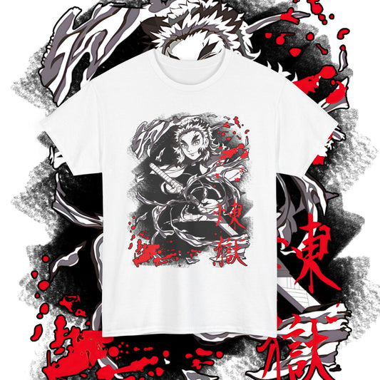 Kyojuro Rengoku Demon Slayer Hashira T-Shirt | 100% Cotton Anime Tee