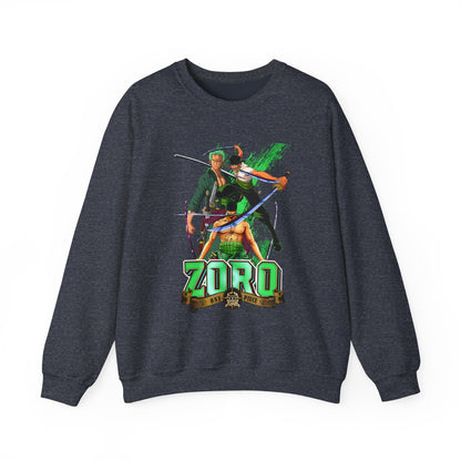 Roronoa Zoro Sword Sweatshirt – 100% Cotton One Piece Anime Pullover for True Fans