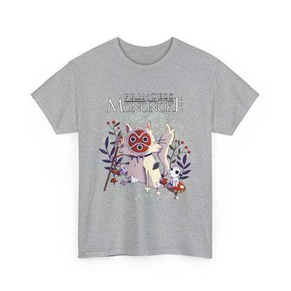 Princess Mononoke White T-Shirt | 100% Cotton Studio Ghibli Anime Tee
