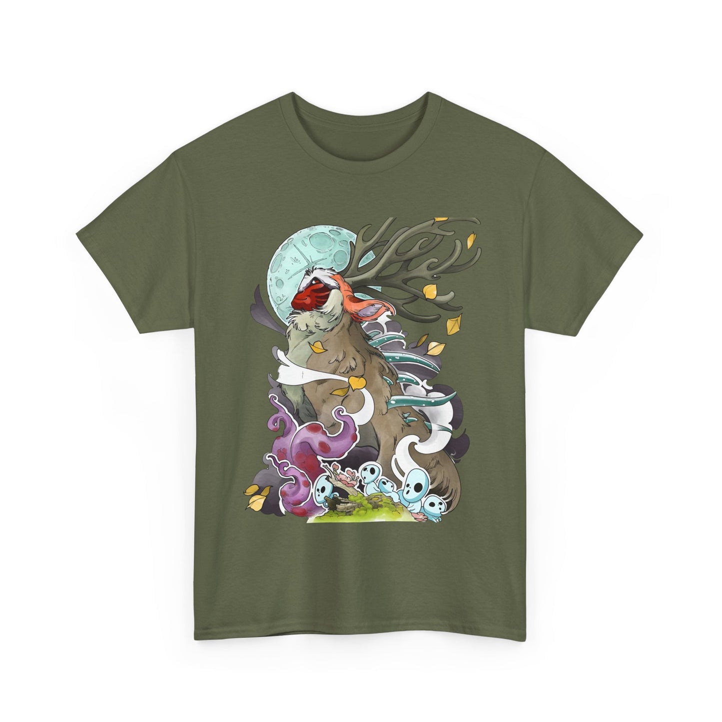 Princess Mononoke Shirt – Ghibli Characters Cotton Anime T-Shirt