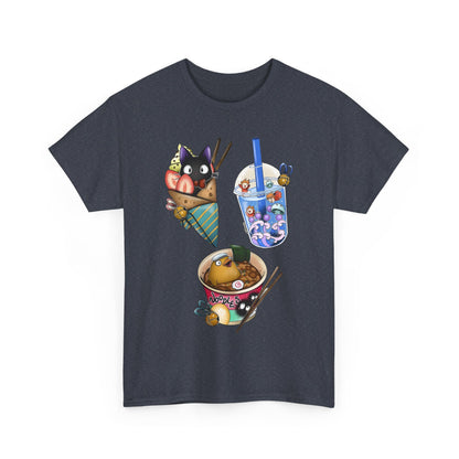 Ghibli Kawaii T-Shirt – Cute Studio Ghibli Shirt 100% Cotton Anime Tee for Fans