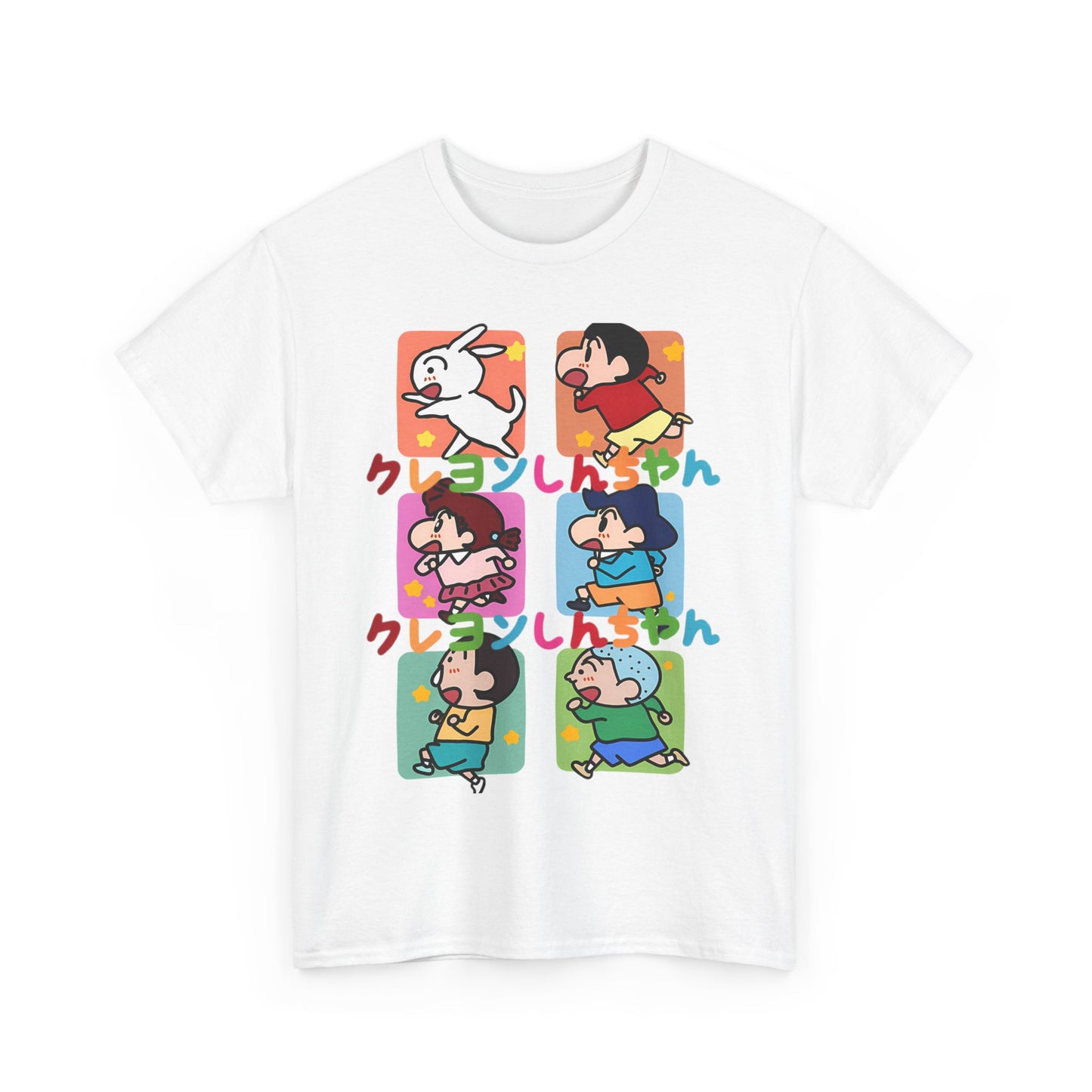 Shinchan T-Shirt – 100% Cotton Funny Anime Tee for Classic Cartoon Fans